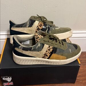 Gola Camouflage and Leopard Print Sneakers